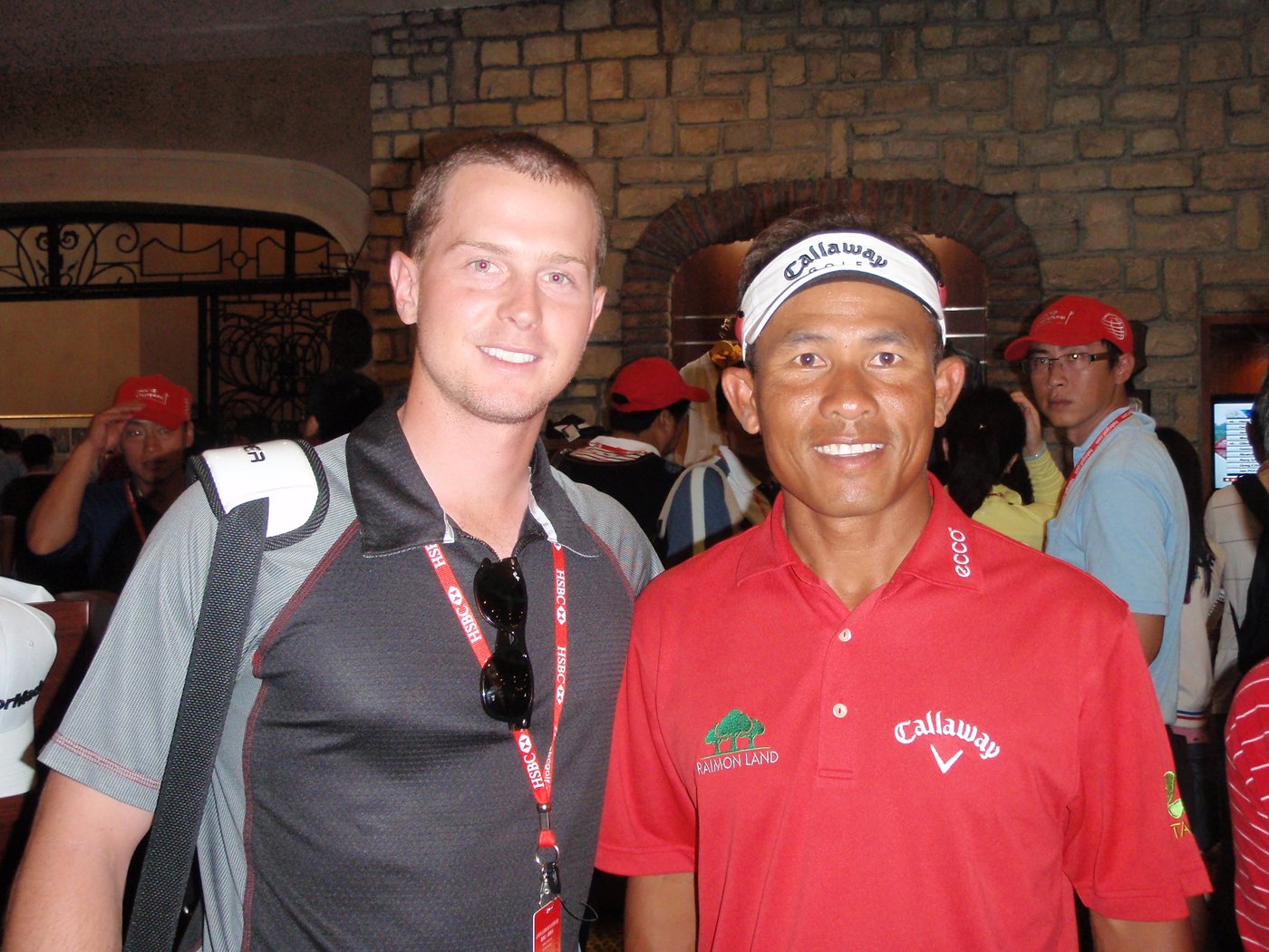 Michael Brasier with Thongchai Jaidee